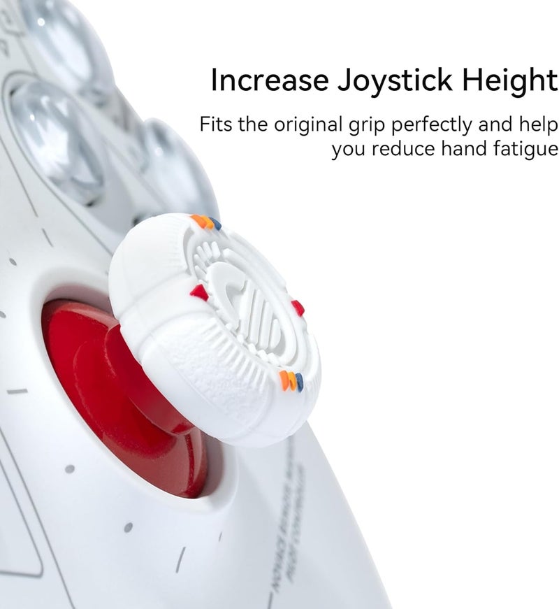 GEEKSHARE 4PCS Silicone Thumb Grip Caps Compatible with Xbox One/Xbox Series X Controller, Anti-Slip Joystick Cover - Starry Sky Design - Image 3